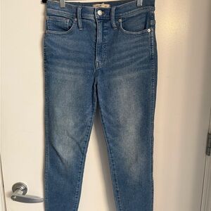 Madewell Classic Blue Skinny Jeans